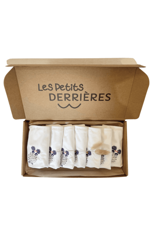 Pack 7 culottes pour filles Les Petits Derrières - Coton Bio - Made in France